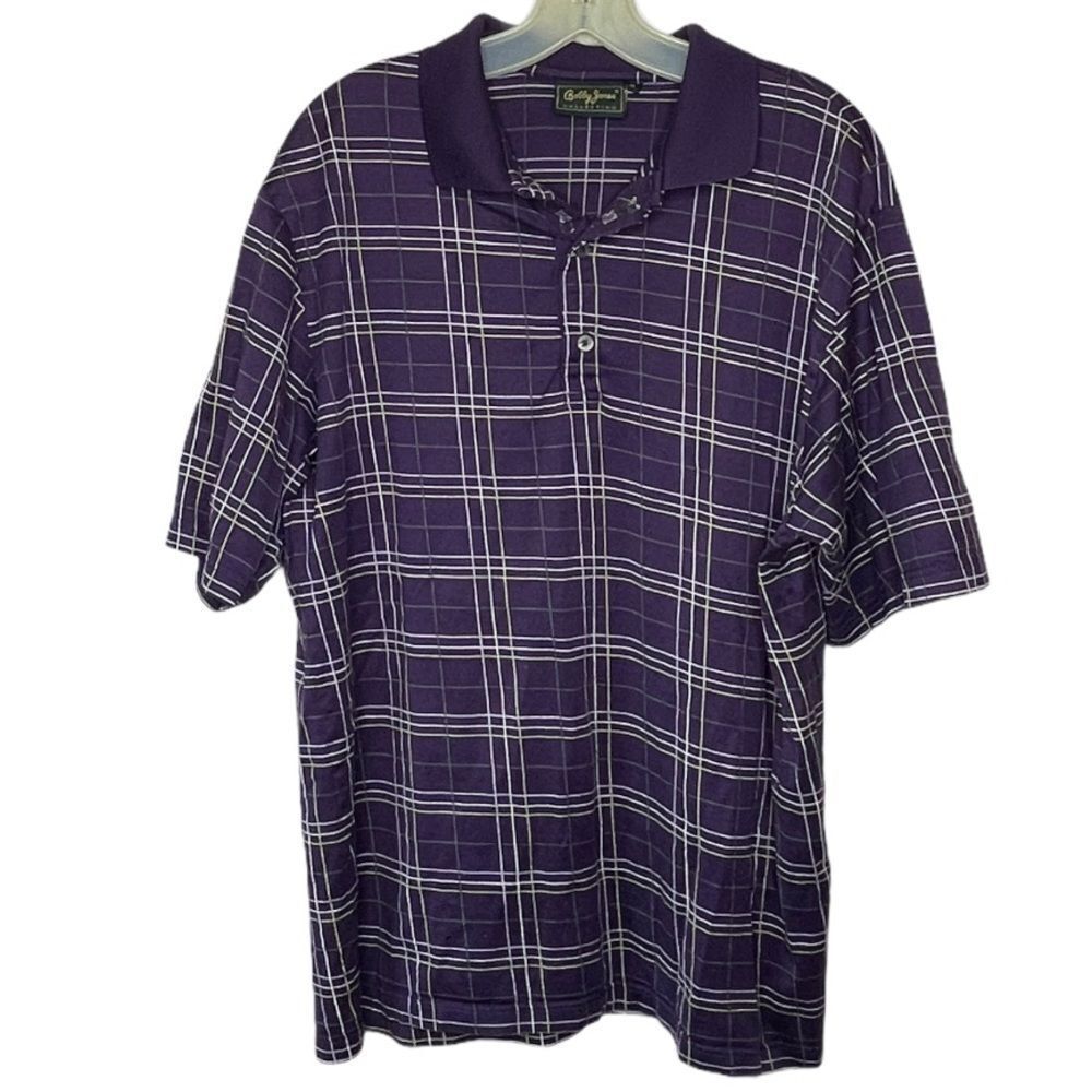 Bobby Jones Golf Shirt Purple‎